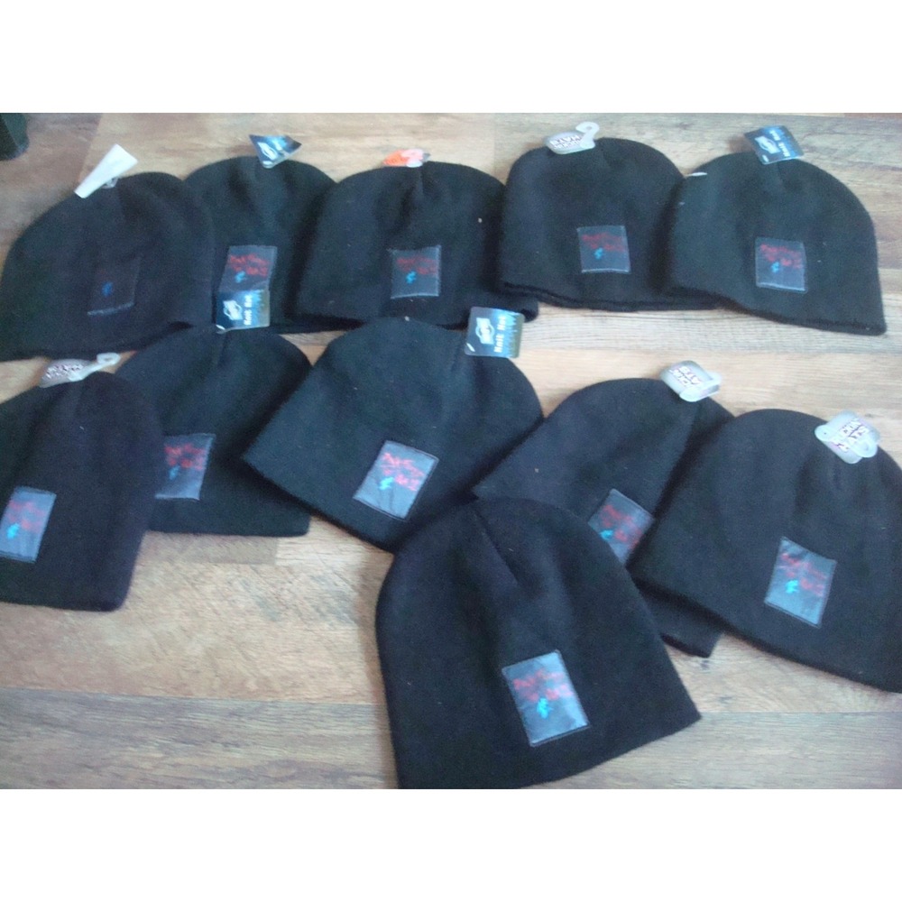 12PC LOT TOUR CONCERT PINK FLOYD THE WALL BEANIE KNIT 90S HAT CAP VINTAGE L6